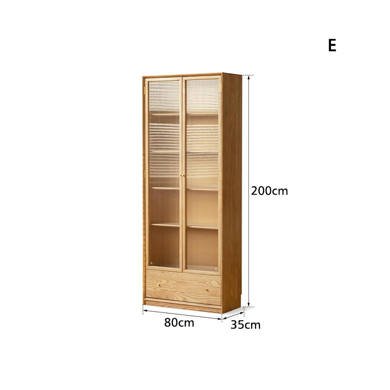 Gregory FAS-Graded Solid Ash Wood Bookcase Display Shelf/Storage Cabinet