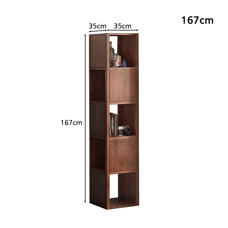 Sidney 1.01m/1.67m FAS-Graded Solid American Oak Wood Floor Bookcase Bookshelf/Storage Rack