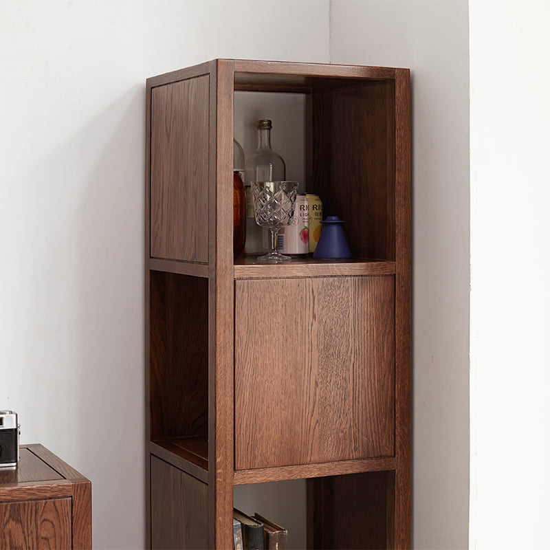 Sidney 1.01m/1.67m FAS-Graded Solid American Oak Wood Floor Bookcase Bookshelf/Storage Rack