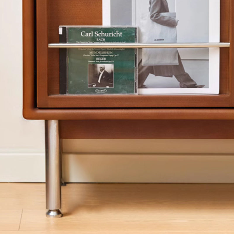 Regina FAS-Graded Solid Liriodendron Wood Bookcase Display Shelf/Storage Cabinet