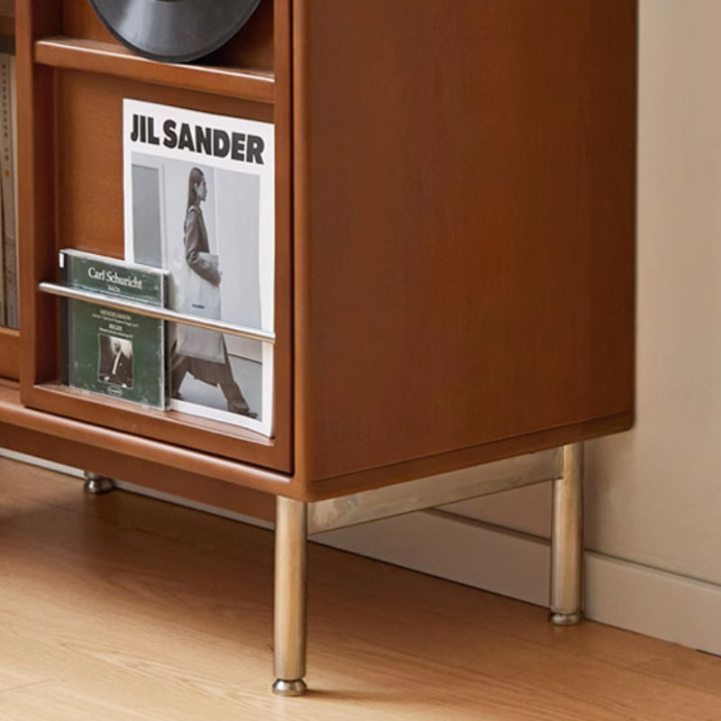 Regina FAS-Graded Solid Liriodendron Wood Bookcase Display Shelf/Storage Cabinet
