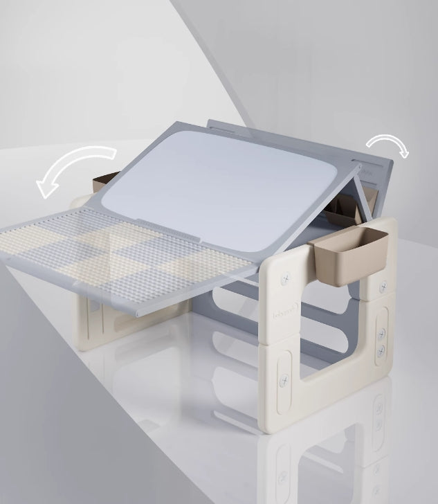 Multifunctional Adjustable Kids Desk and Chair Set for Study and Play - Ergonomic Design