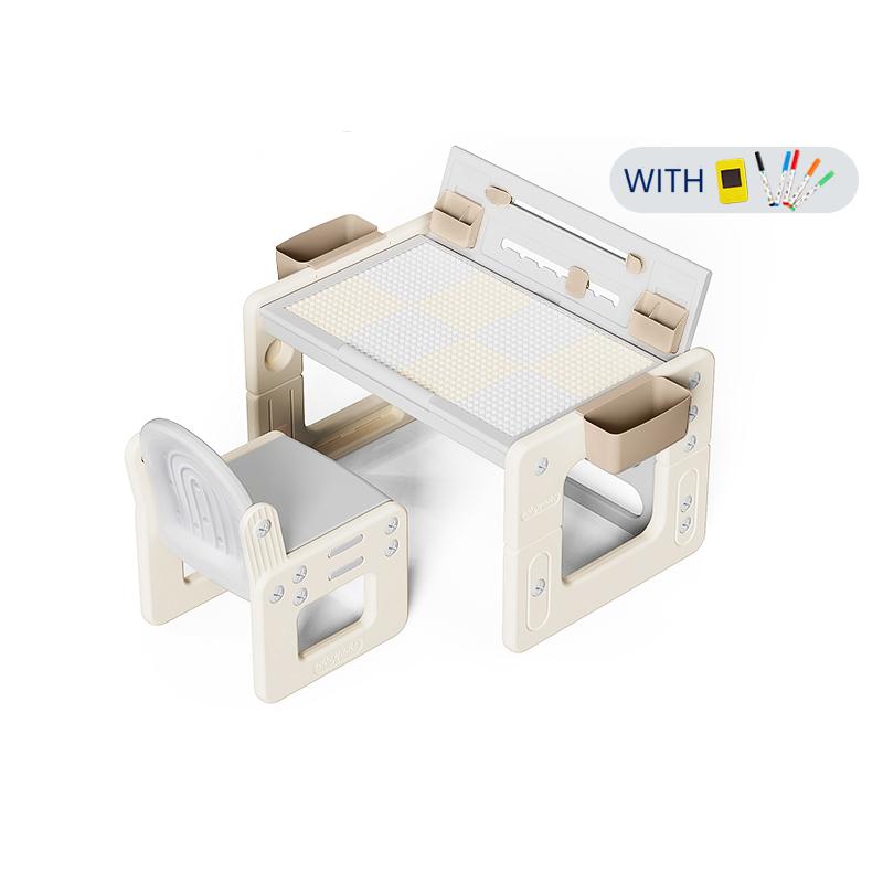 Multifunctional Adjustable Kids Desk and Chair Set for Study and Play - Ergonomic Design