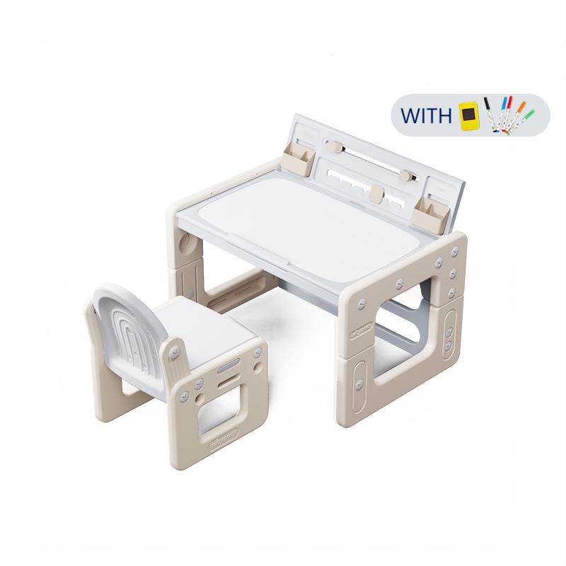 Multifunctional Adjustable Kids Desk and Chair Set for Study and Play - Ergonomic Design