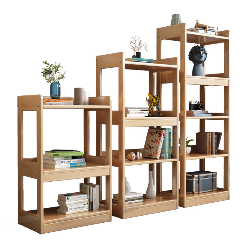 Solid Wood Book Shelf/ Bookcase/Showcase/Natural Wood Color