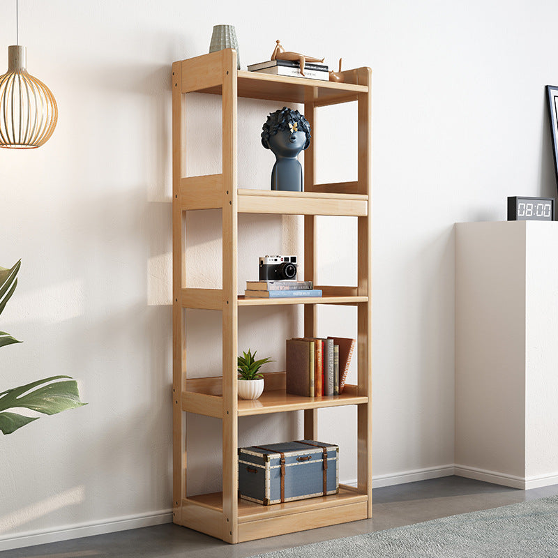Solid Wood Book Shelf/ Bookcase/Showcase/Natural Wood Color
