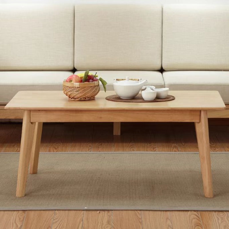 Wood Coffee Table with 4 legs/Timber/Solid Wood