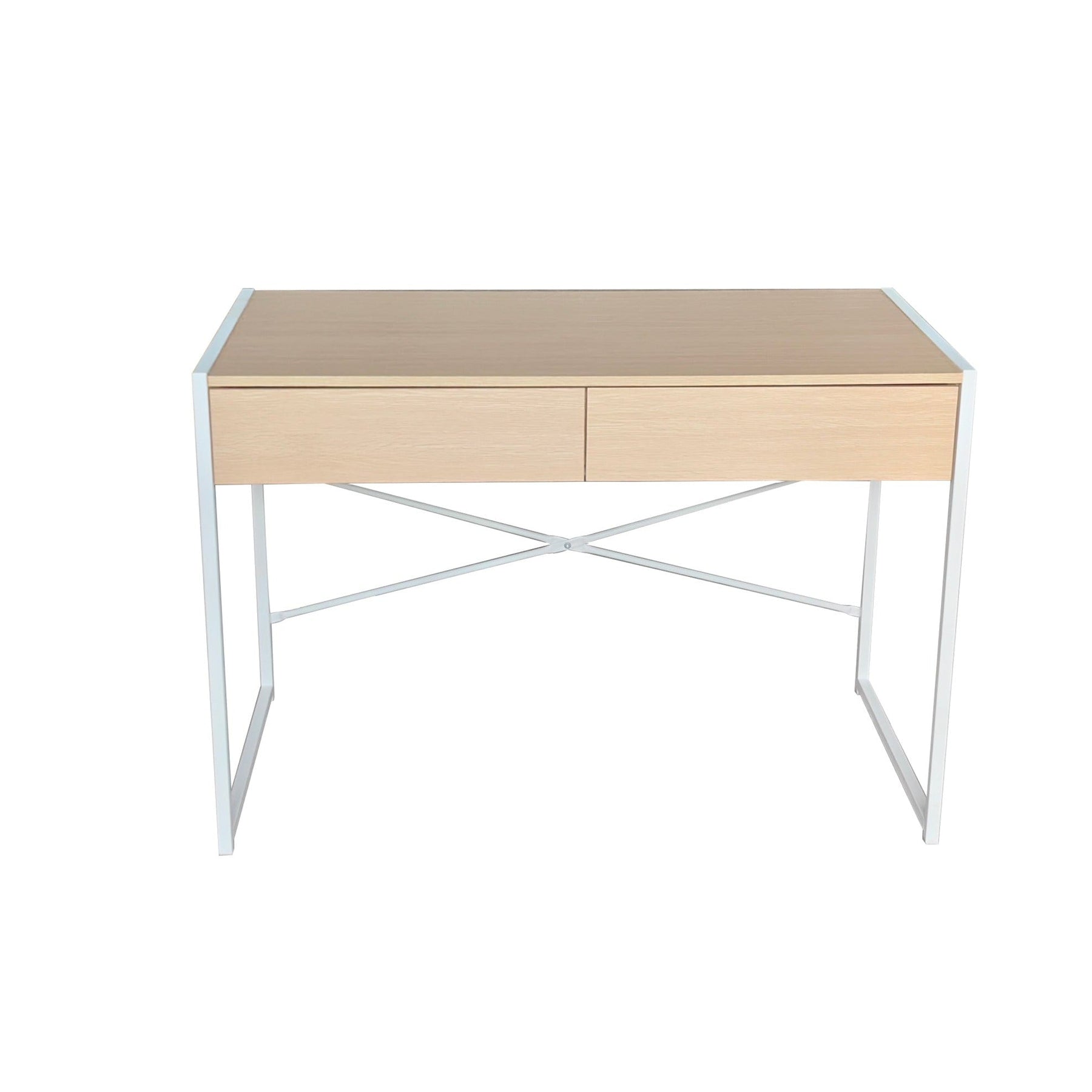 Minimalist Study Desk With Drawers/Office Table/MDF