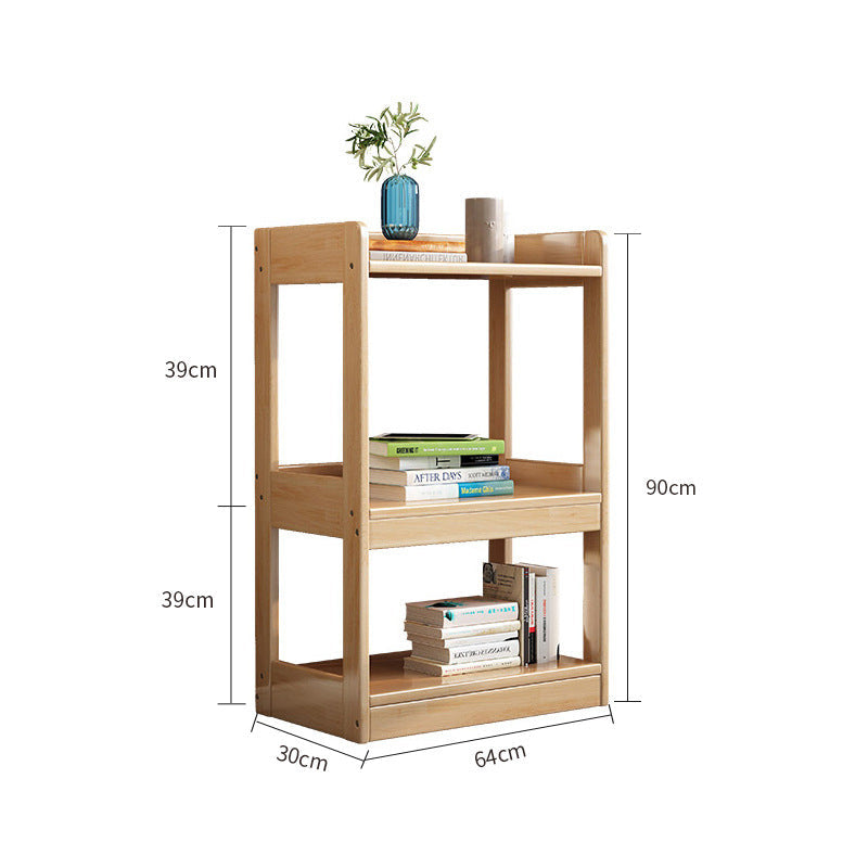 Solid Wood Book Shelf/ Bookcase/Showcase/Natural Wood Color