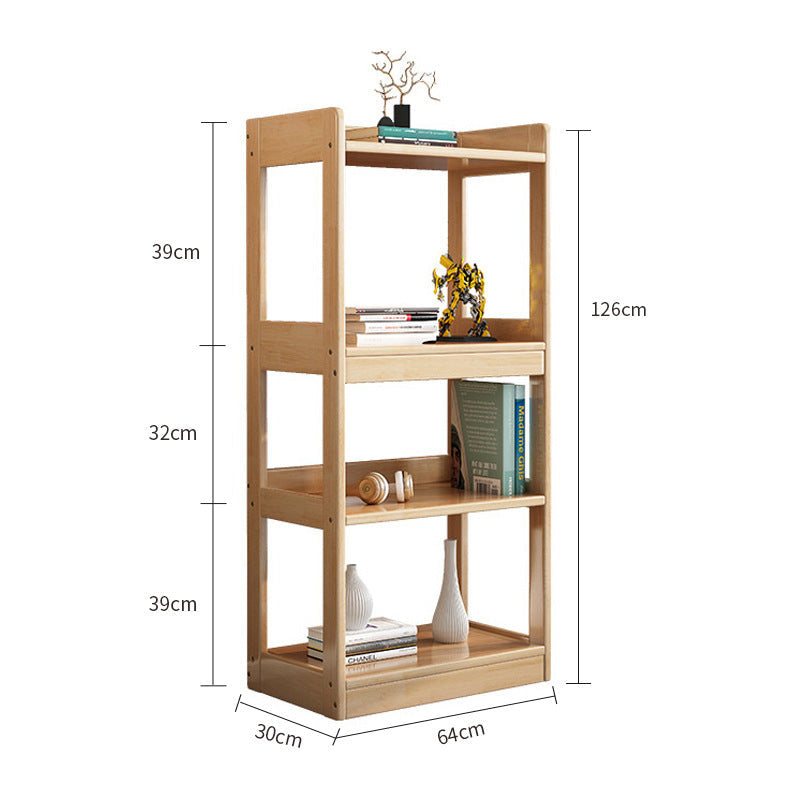 Solid Wood Book Shelf/ Bookcase/Showcase/Natural Wood Color