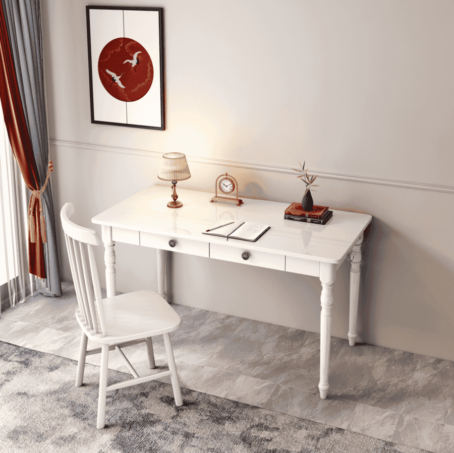 Vintage white desks discount