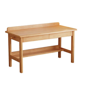 Gilman Classic Design Solid Timber Study Desk with Two Drawers
