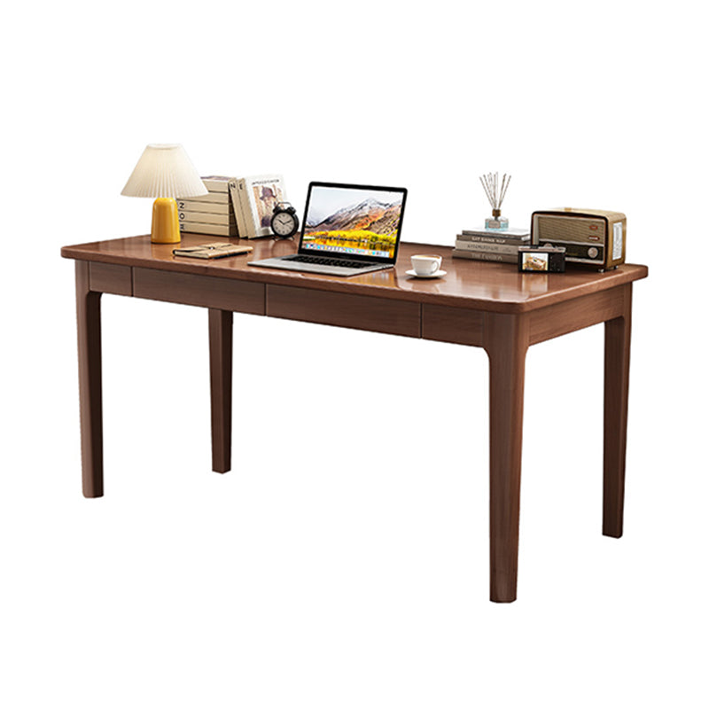 Walnut Mitch Study Desk and Leo Chair Set
