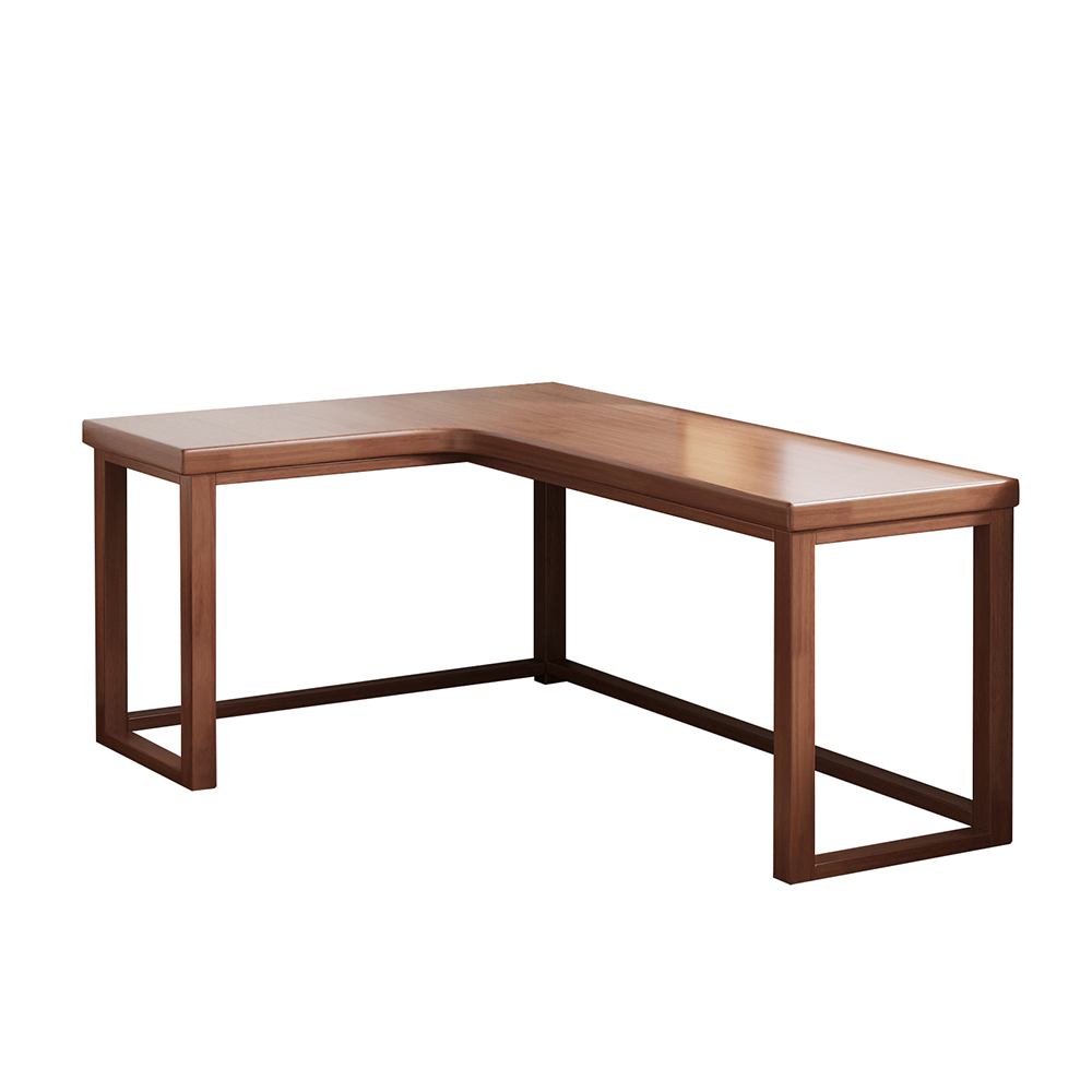 Perdue Minimalist Solid Wood Multi-Purpose Corner Desk/Gaming Desk/Study Desk