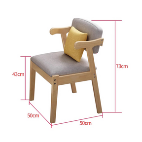 Natural Draylen Study Desk and Z Shape Chair set