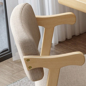Natural Bryla Study Desk and Z Shape Chair Set