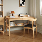 Gilman Classic Design Solid Timber Study Desk with Two Drawers