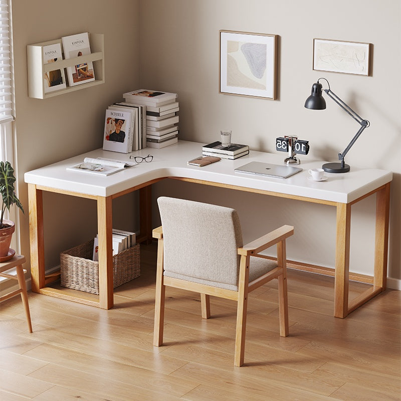 Perdue Minimalist Solid Wood Multi-Purpose Corner Desk/Gaming Desk/Study Desk