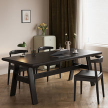 Nangle Minimalist Multi-Purpose Solid Timber Study Desk 180cm/200cm