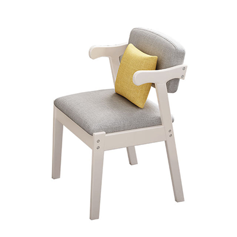 White Draylen Study Desk and Z Shape Chair  set