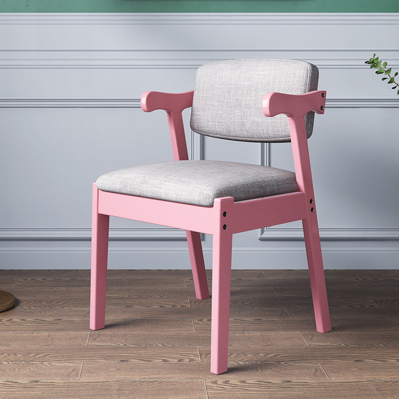 Pink Avelinn Study Desk and Z Shape Chair Set