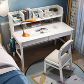 White Blythe Study Desk and Selee Chair Set