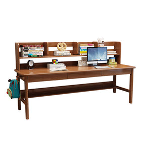 Walnut Dalenna Study Desk and Pier Chairs Set