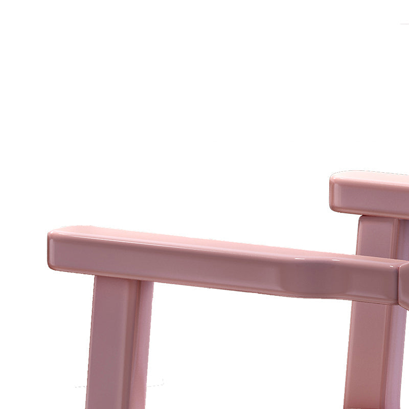 Sinoa Pink Solid Timber Study Chair /Rubberwood/Cotton and Linen