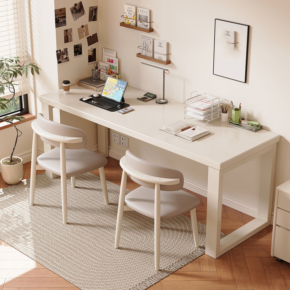 Binfah Classic Design Solid Timber Slab Study Desk in Multiple Color and Sizes