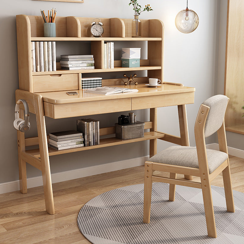 Normal Study Desk Natural Ave Study Desk and Selee Chair Set – OZ Study Desks