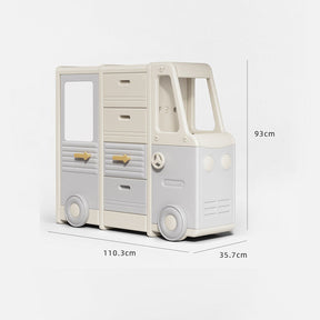 Car-Themed Adjustable Storage Organizer for Kids – Fun Toy and Book Cabinet