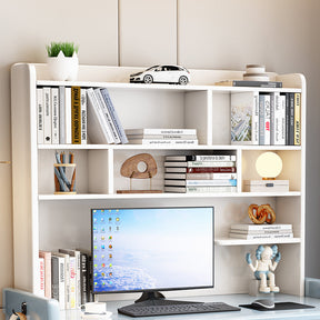 Bahid Study Desks/Solid Wood Study Desk with Shelf/Home Office/Blue