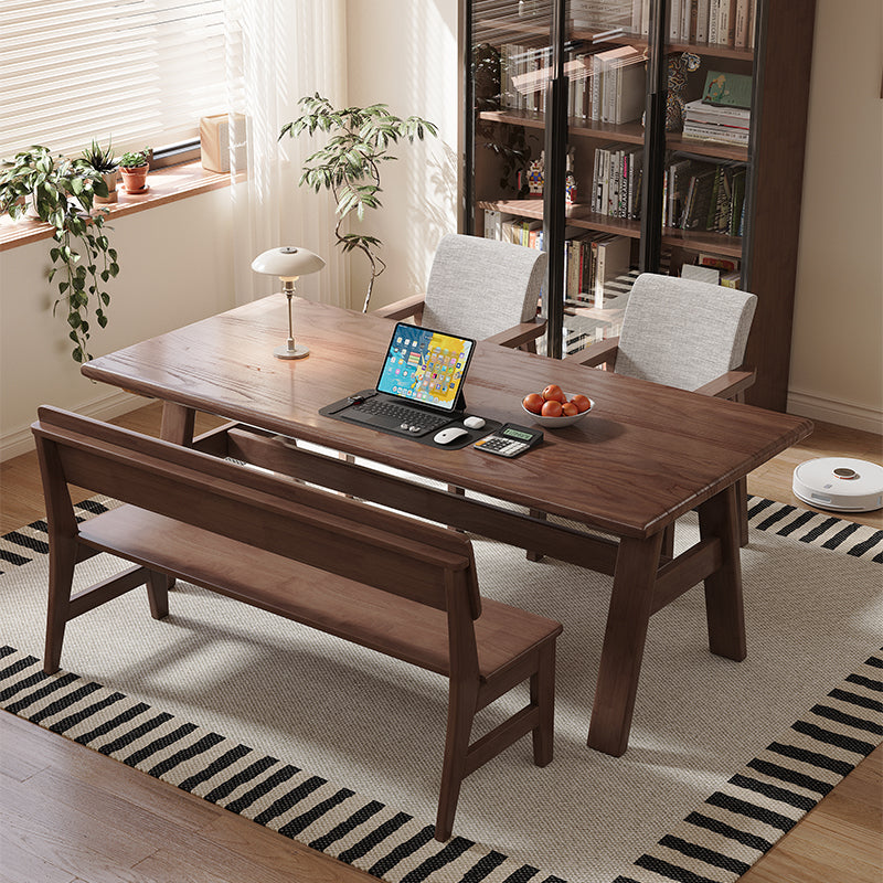 Nangle Minimalist Multi-Purpose Solid Timber Study Desk 180cm/200cm