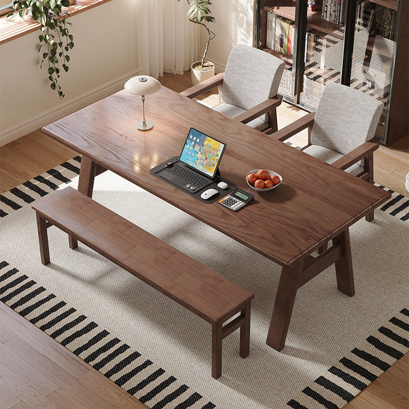 Nangle Minimalist Multi-Purpose Solid Timber Study Desk 180cm/200cm
