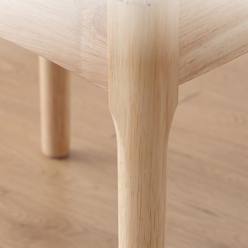 Leo Timber Chair/Solid wood legs/Minimalist/Grey Fabric Cushion