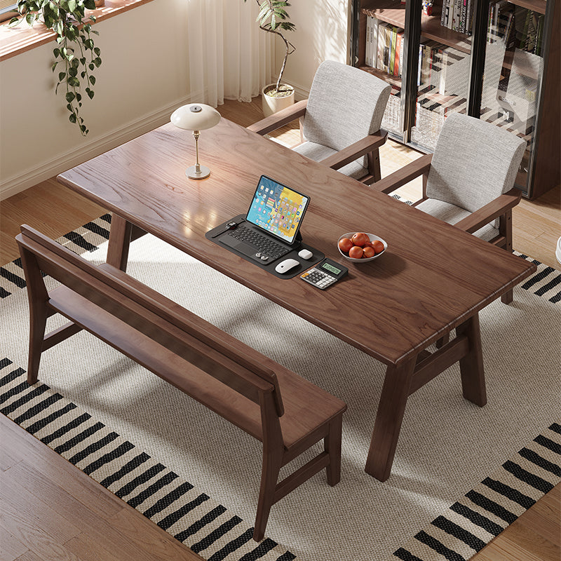 Nangle Minimalist Multi-Purpose Solid Timber Study Desk 180cm/200cm