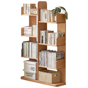 FSC Certified Solid American Oak Floor Bookshelf/Media Storage Shelves 64cm/80cm/100cm