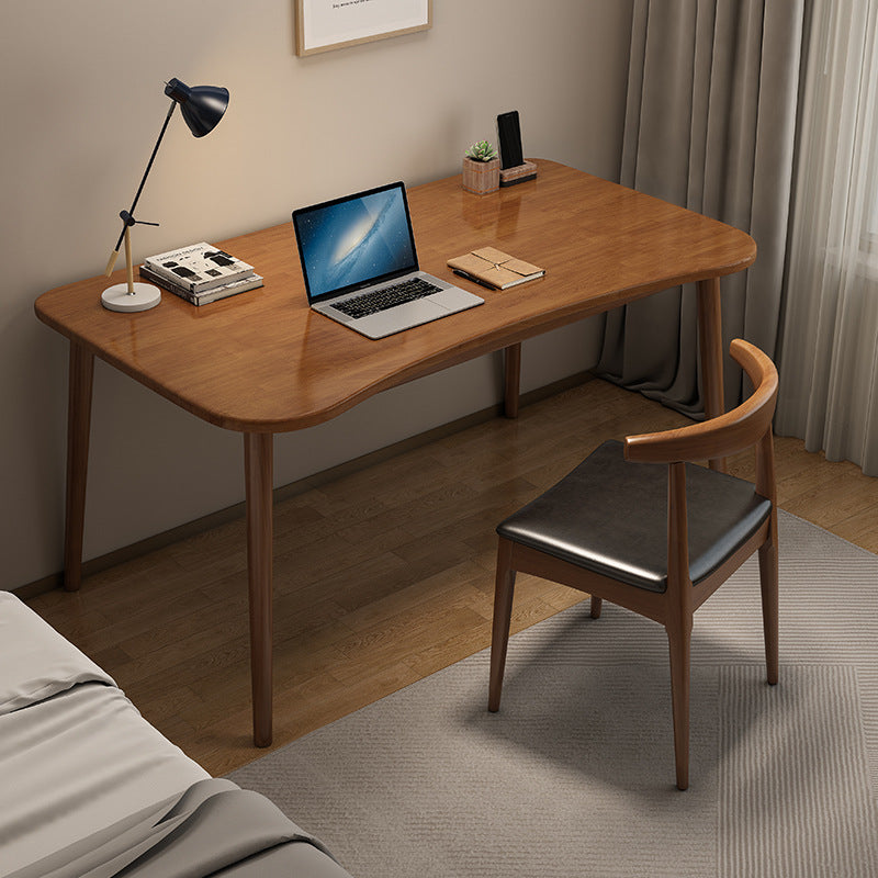 Leo Walnut Timber Chair/Solid wood legs/ PU leather/Minimalist