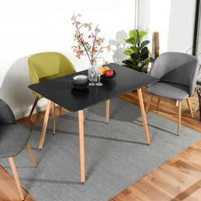 Modern Design Square Table/Black/80*80cm