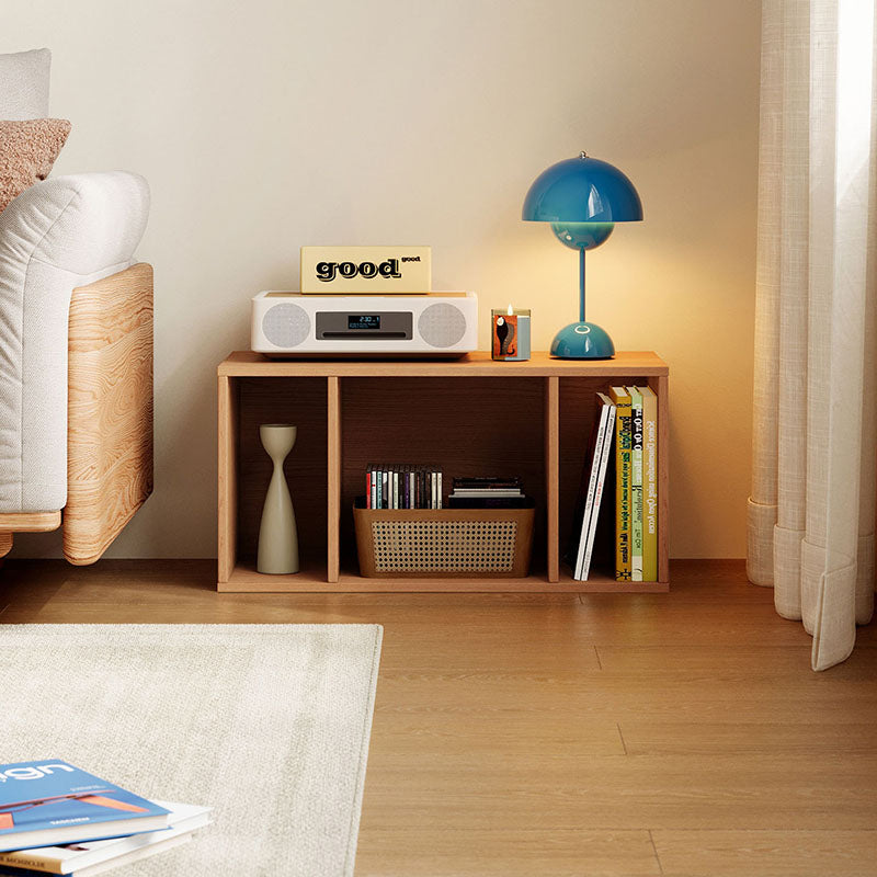 Mario Floor-standing Modular Storage Cabinet Chest Set for Home Natural Wood Color