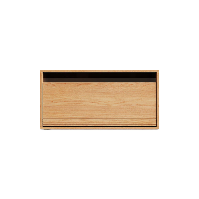 Mario Floor-standing Modular Storage Cabinet Chest Set for Home Natural Wood Color