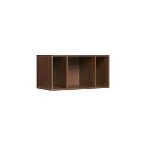 Mario Floor-standing Modular Storage Cabinet Chest Set for Home Walnut Color
