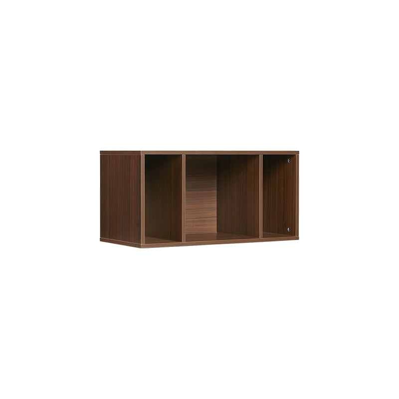 Mario Floor-standing Modular Storage Cabinet Chest Set for Home Walnut Color