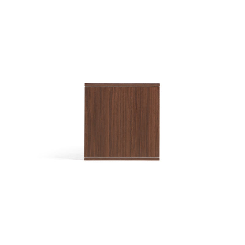 Mario Floor-standing Modular Storage Cabinet Chest Set for Home Walnut Color