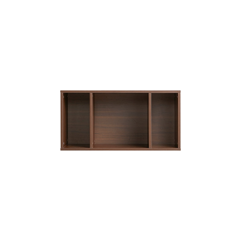Mario Floor-standing Modular Storage Cabinet Chest Set for Home Walnut Color