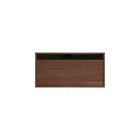 Mario Floor-standing Modular Storage Cabinet Chest Set for Home Walnut Color
