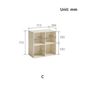 Giselle Floor-standing Modular Storage Cabinet Chest Set for Home Multiple Size