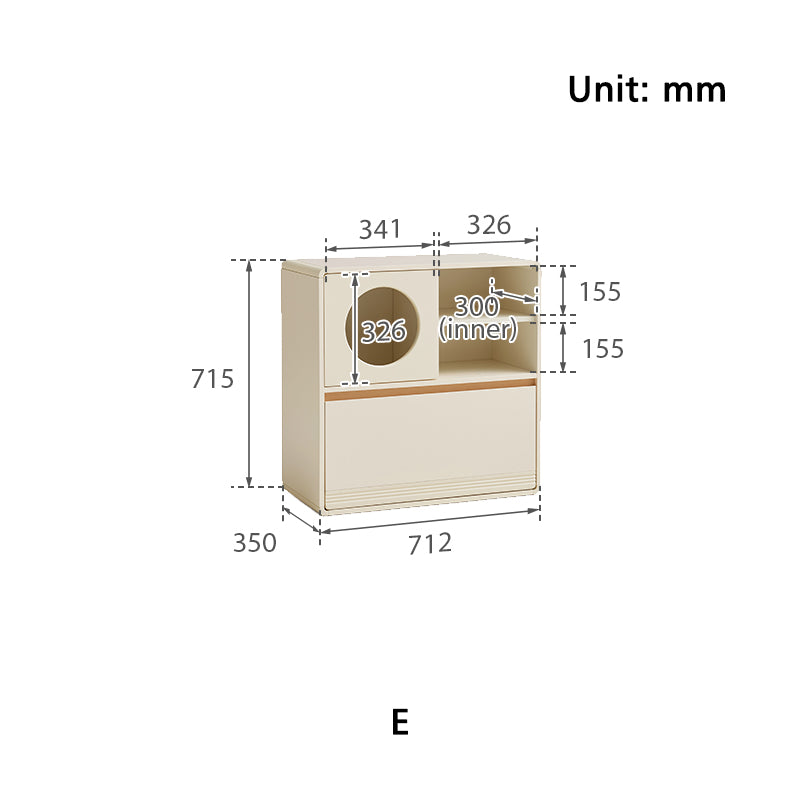 Giselle Floor-standing Modular Storage Cabinet Chest Set for Home Multiple Size