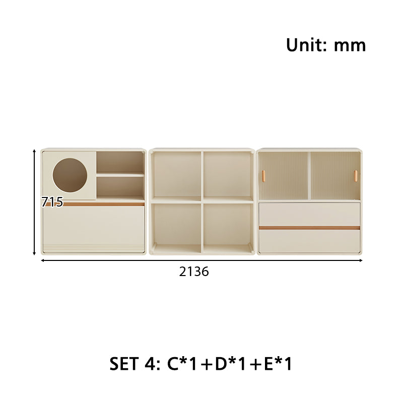 Giselle Floor-standing Modular Storage Cabinet Chest Set for Home Multiple Size