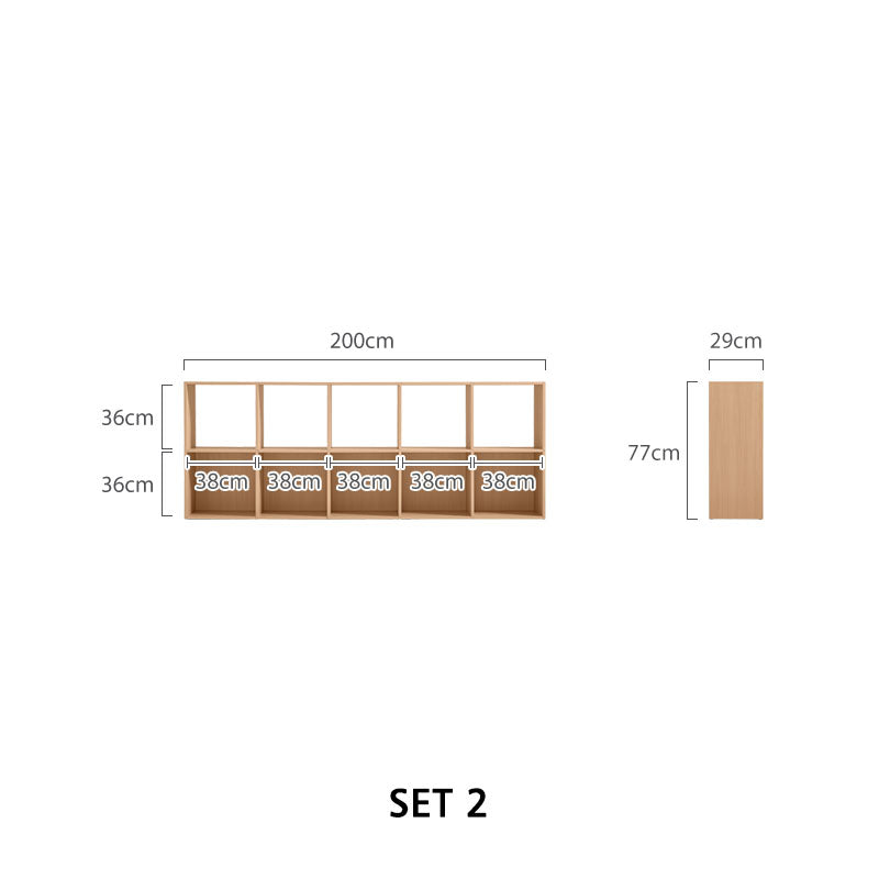 Hunter Bookcase/Bookshelf/Cabinet Display Shelf & Storage Multiple Model